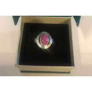New~Oval Mulberry Quartzite Ring Sz 9 by Jewelry Designer Samantha Wills